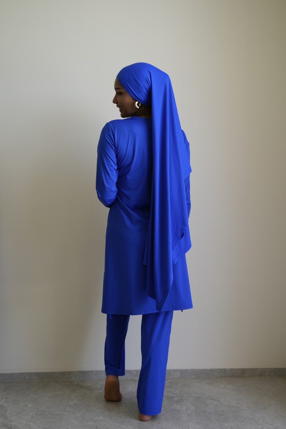 Voile de bain bleu – Image 4