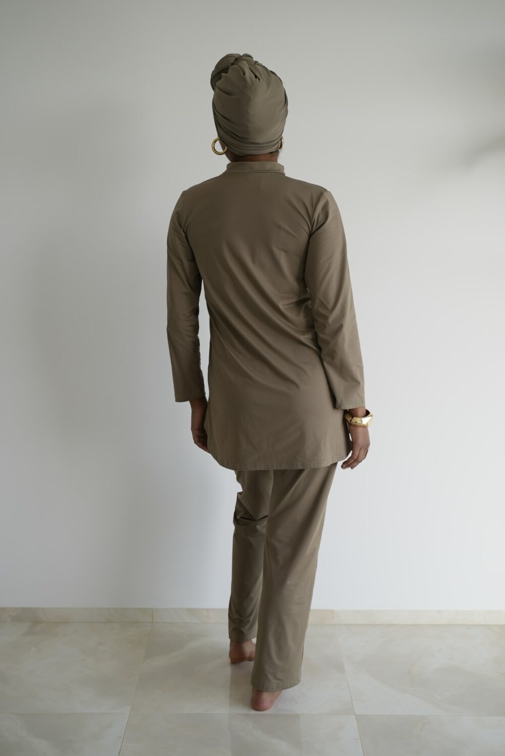 Voile de bain kaki – Image 3