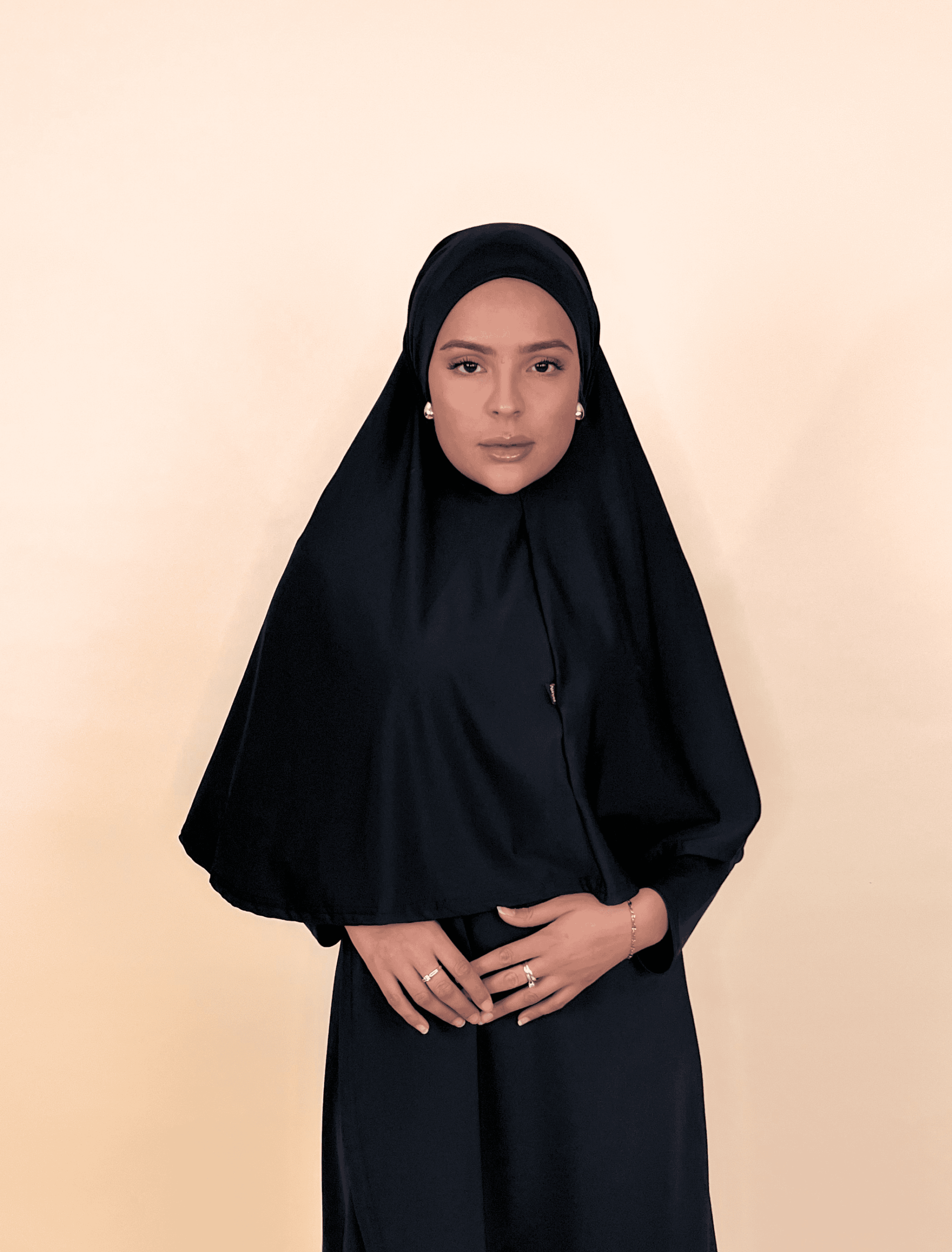 Hijab à Enfiler Noir