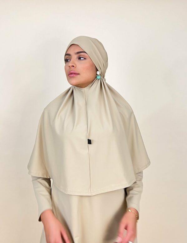 hijab beige