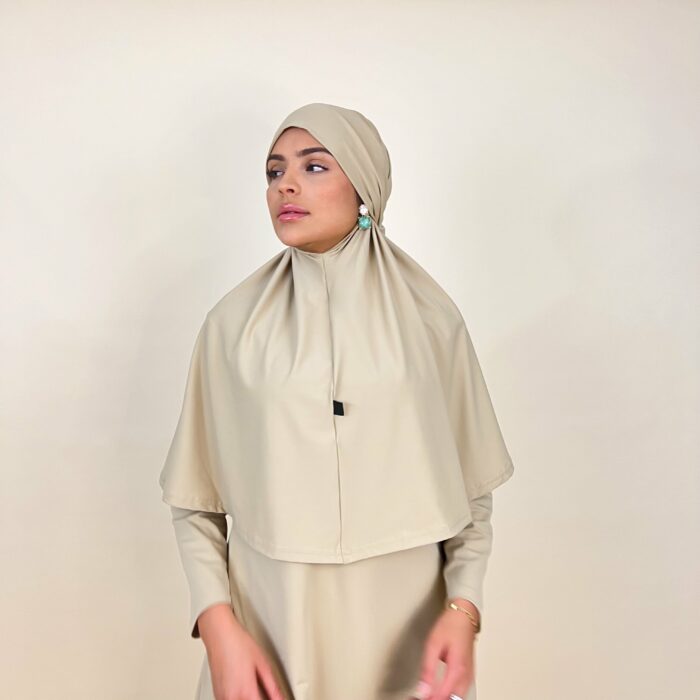 hijab beige