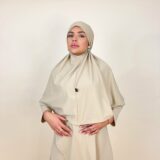 Hijab de bain beige