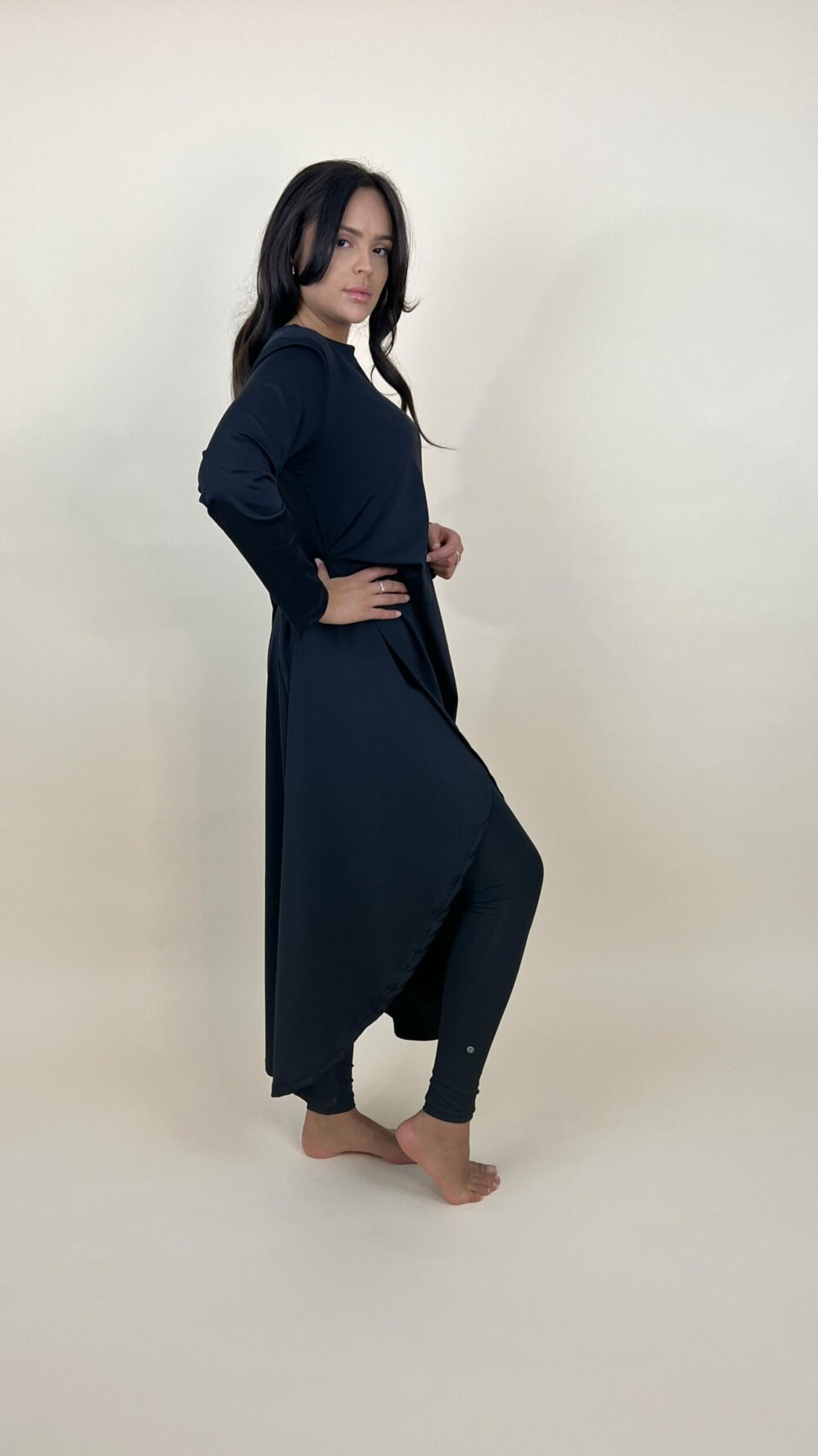 tunique noir hijab