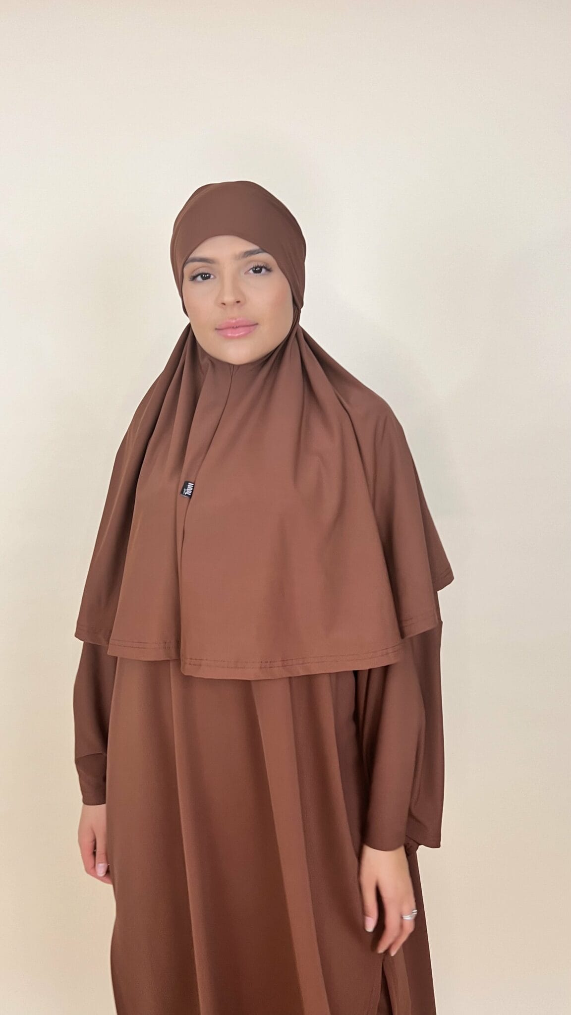hijab burkini marron
