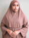 Hijab à Enfiler Marron rose