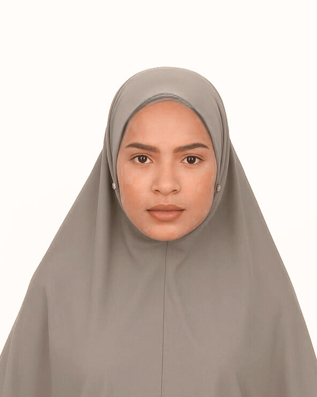 Hijab à Enfiler Kaki