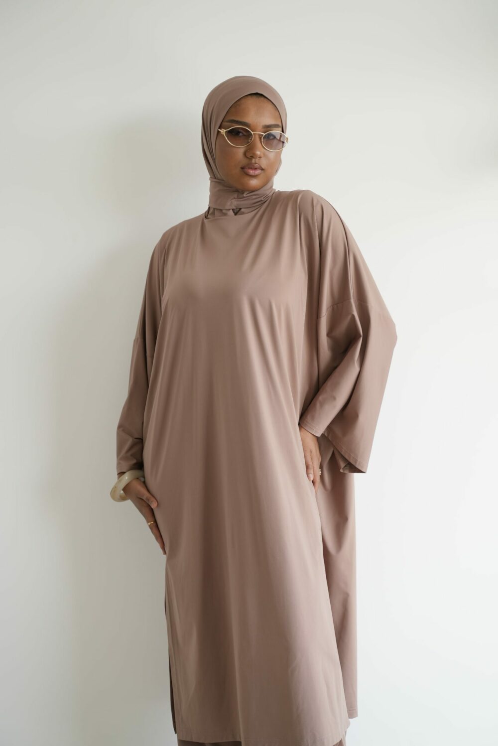 Ensemble Jenine Marron rosé