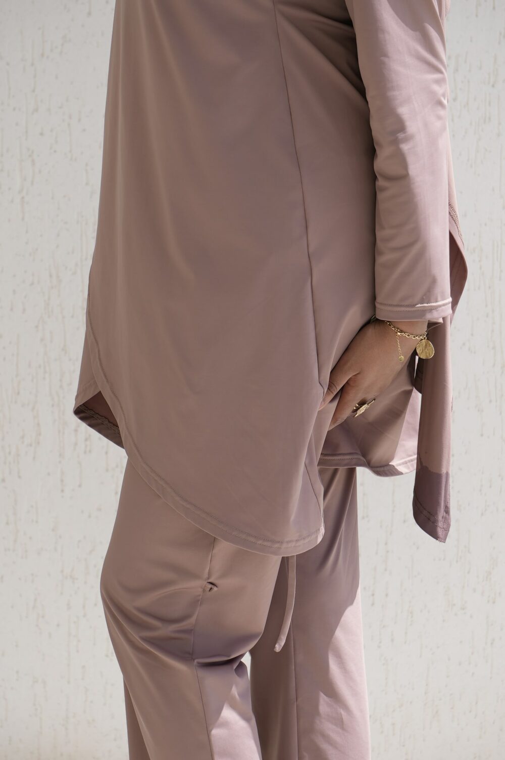 Précommande Ensemble Plumeria marron rosé – Image 6