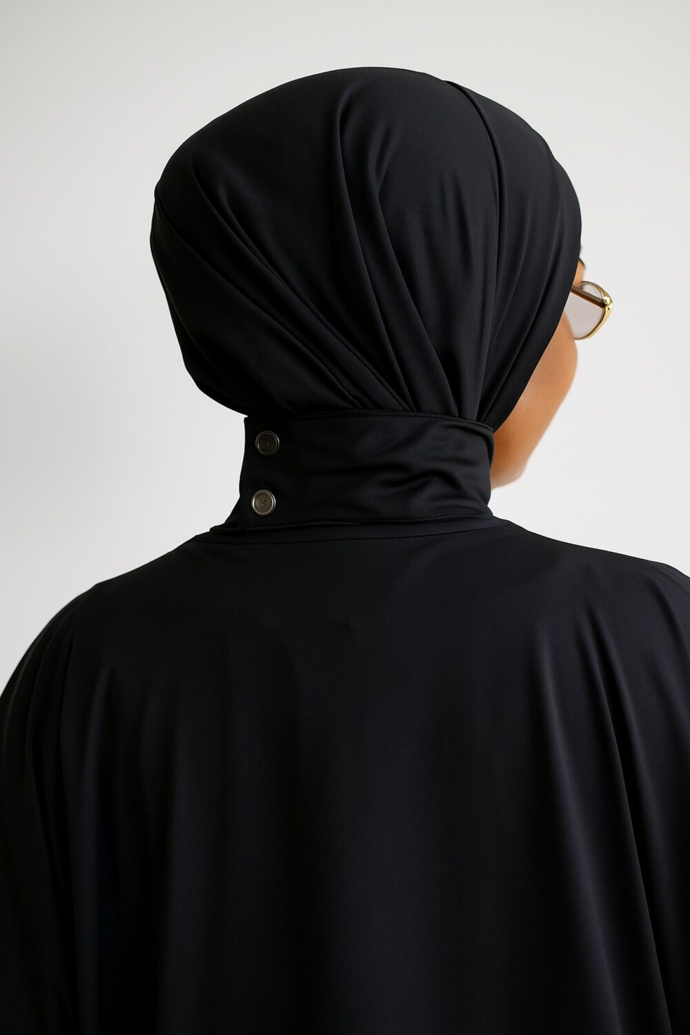Hijab à de bain noir – Image 2